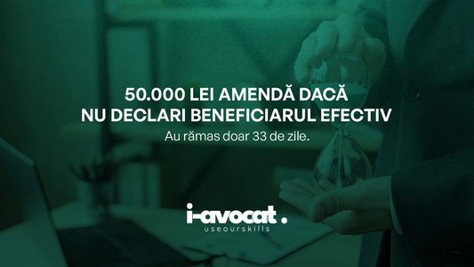 50.000 lei amendă dacă nu declari beneficiarul efectiv