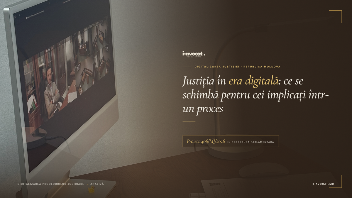 Digitalizarea justiției din Republica Moldova: ce se schimbă pentru cei implicați într-un proces
